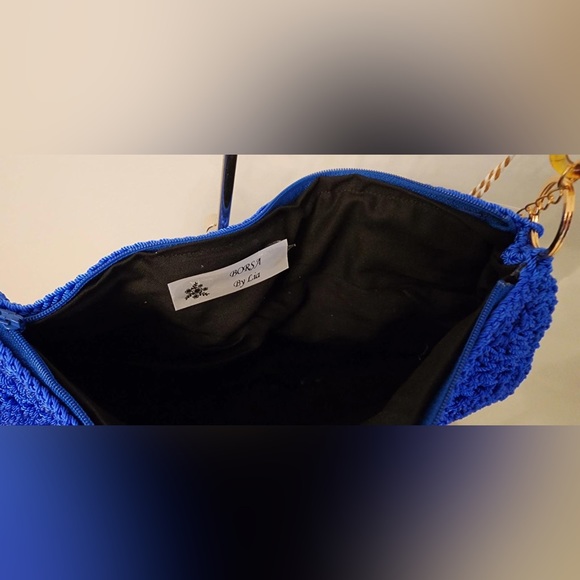 Blue Handmade Clutch - Picture 3 of 3